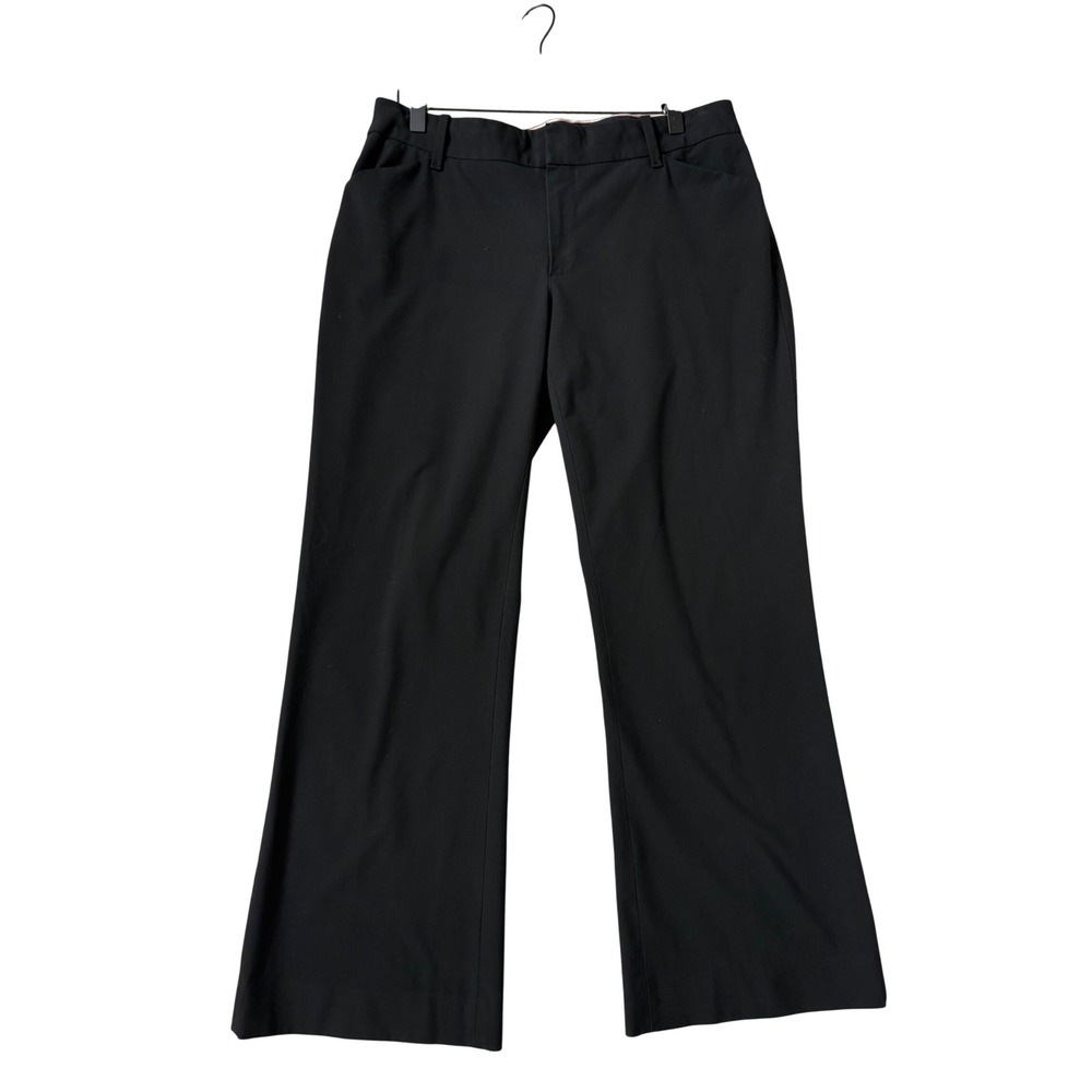 Gap Curvy Gorpcorp Black Bootcut Stretch Dress Pants Size 12A Professional